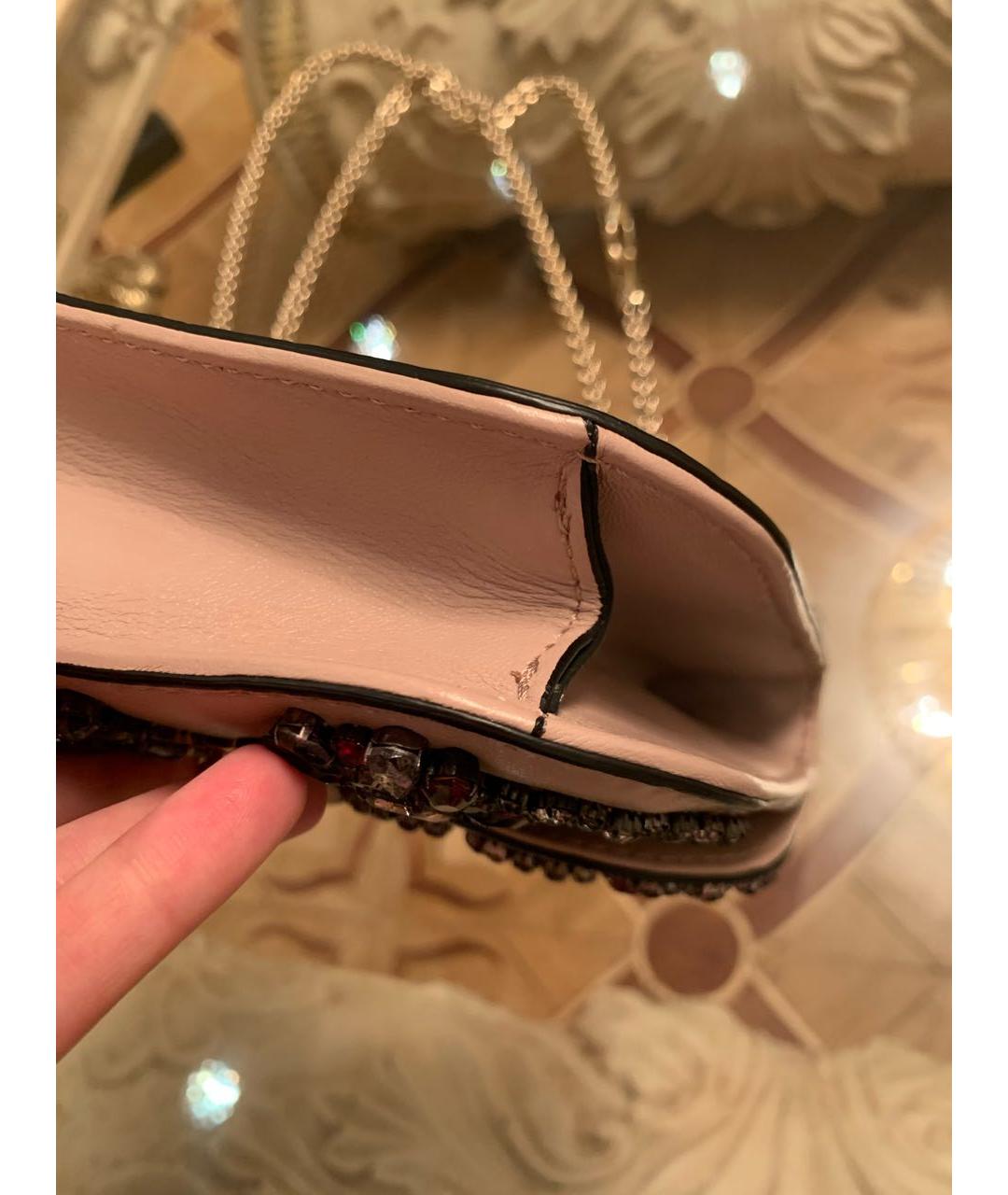 VALENTINO Кожаная сумка с короткими ручками, фото 7