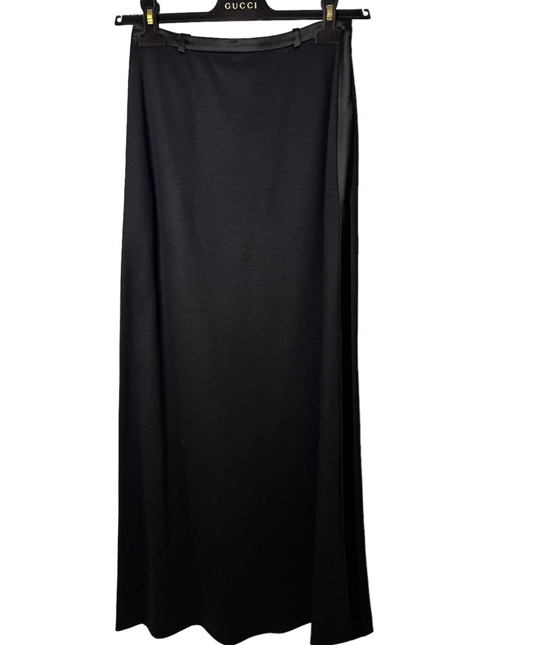 MAISON MARGIELA Черная юбка макси, фото 6