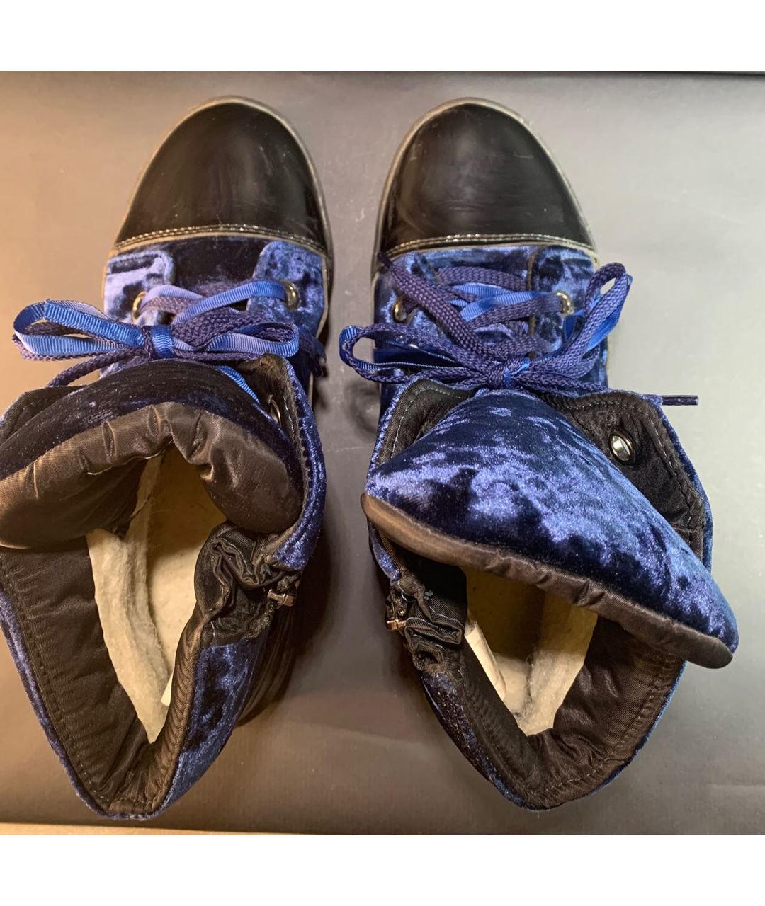JOG DOG Синие бархатные ботинки, фото 3