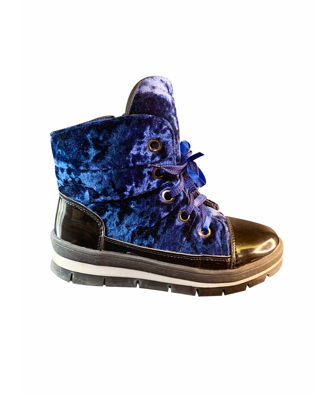 JOG DOG Синие бархатные ботинки, фото 1