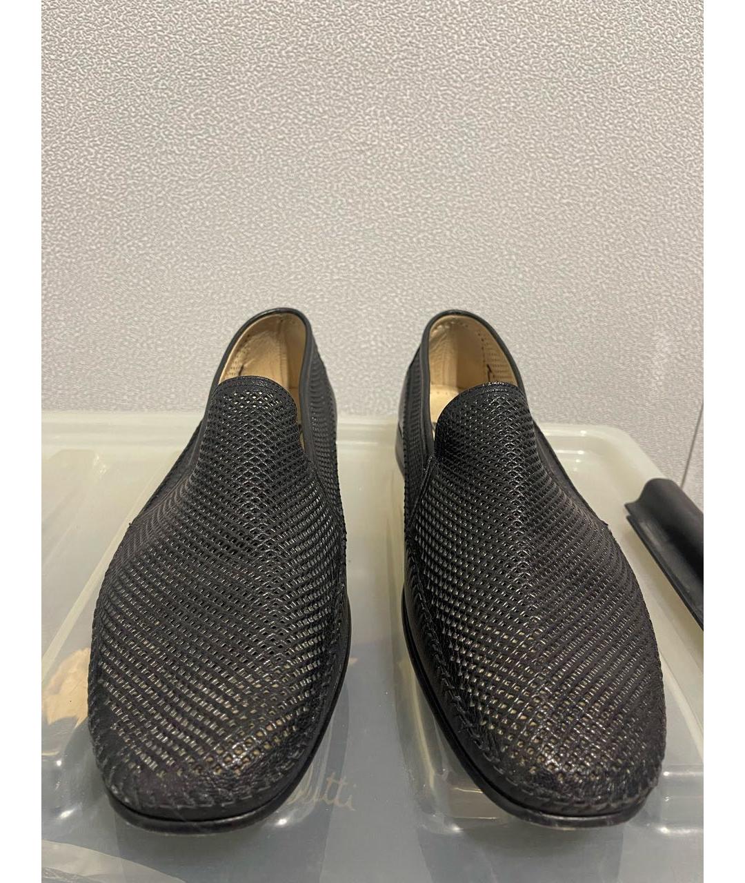 ALDO BRUE Черные кожаные туфли, фото 2