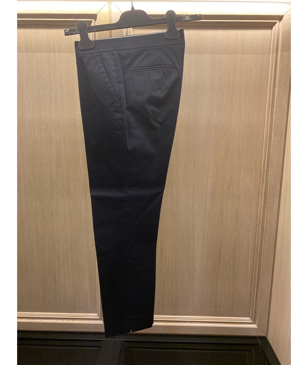 ETRO Темно-синие хлопковые прямые брюки, фото 2