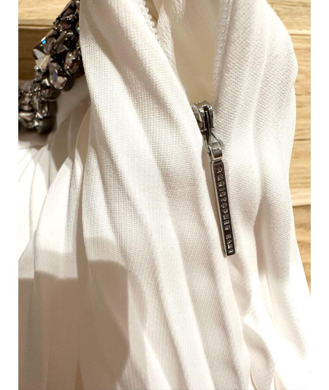 CHRISTOPHER KANE Белая полиэстеровая юбка макси, фото 6