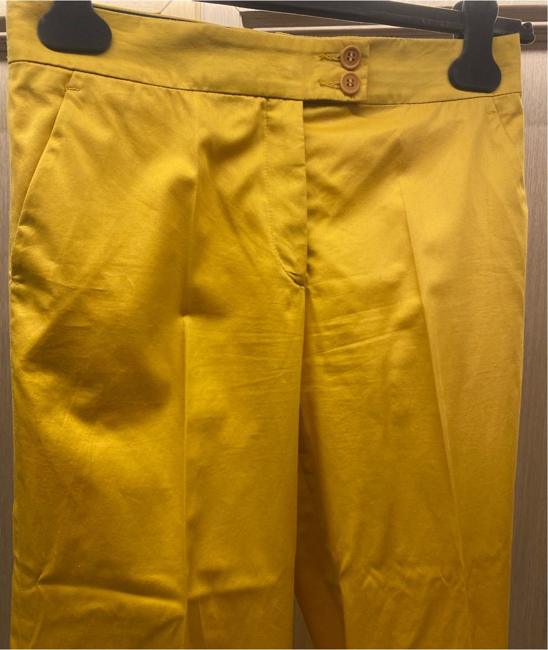 ETRO Желтые хлопковые брюки узкие, фото 3