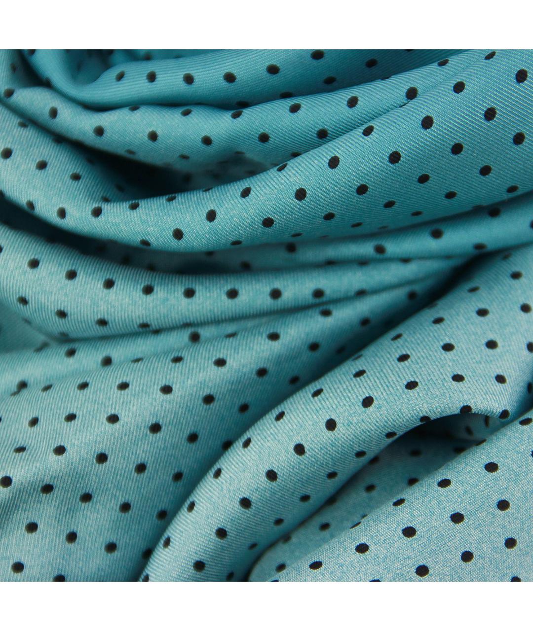PRADA Голубой шелковый платок, фото 6