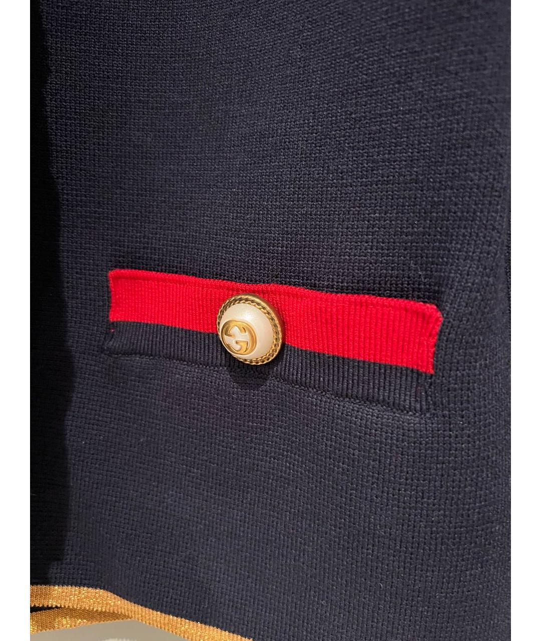 GUCCI Синий жакет/пиджак, фото 5