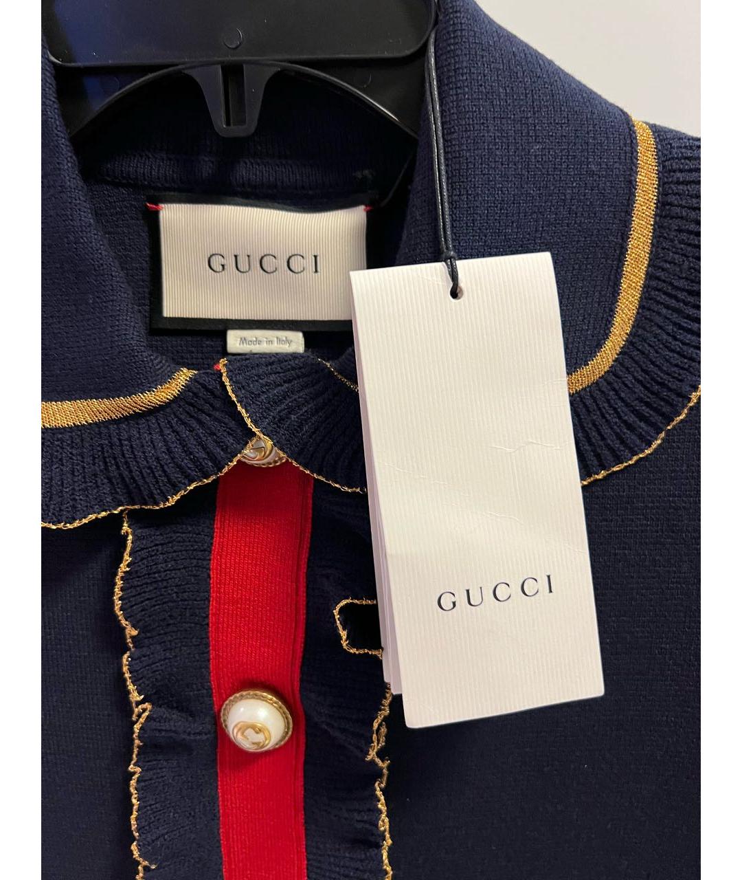 GUCCI Синий жакет/пиджак, фото 3