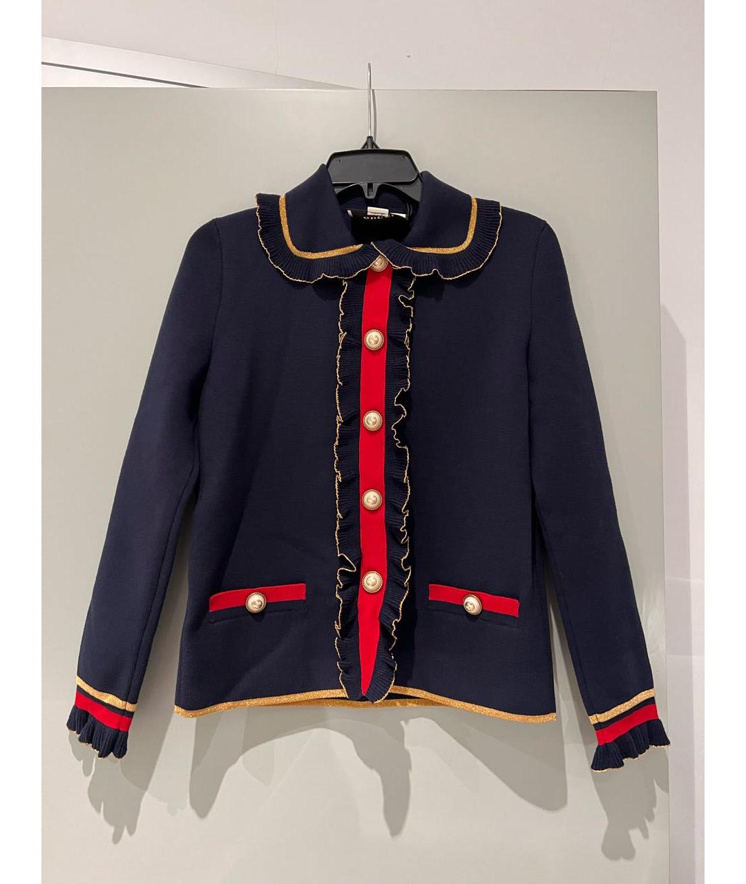 GUCCI Синий жакет/пиджак, фото 7