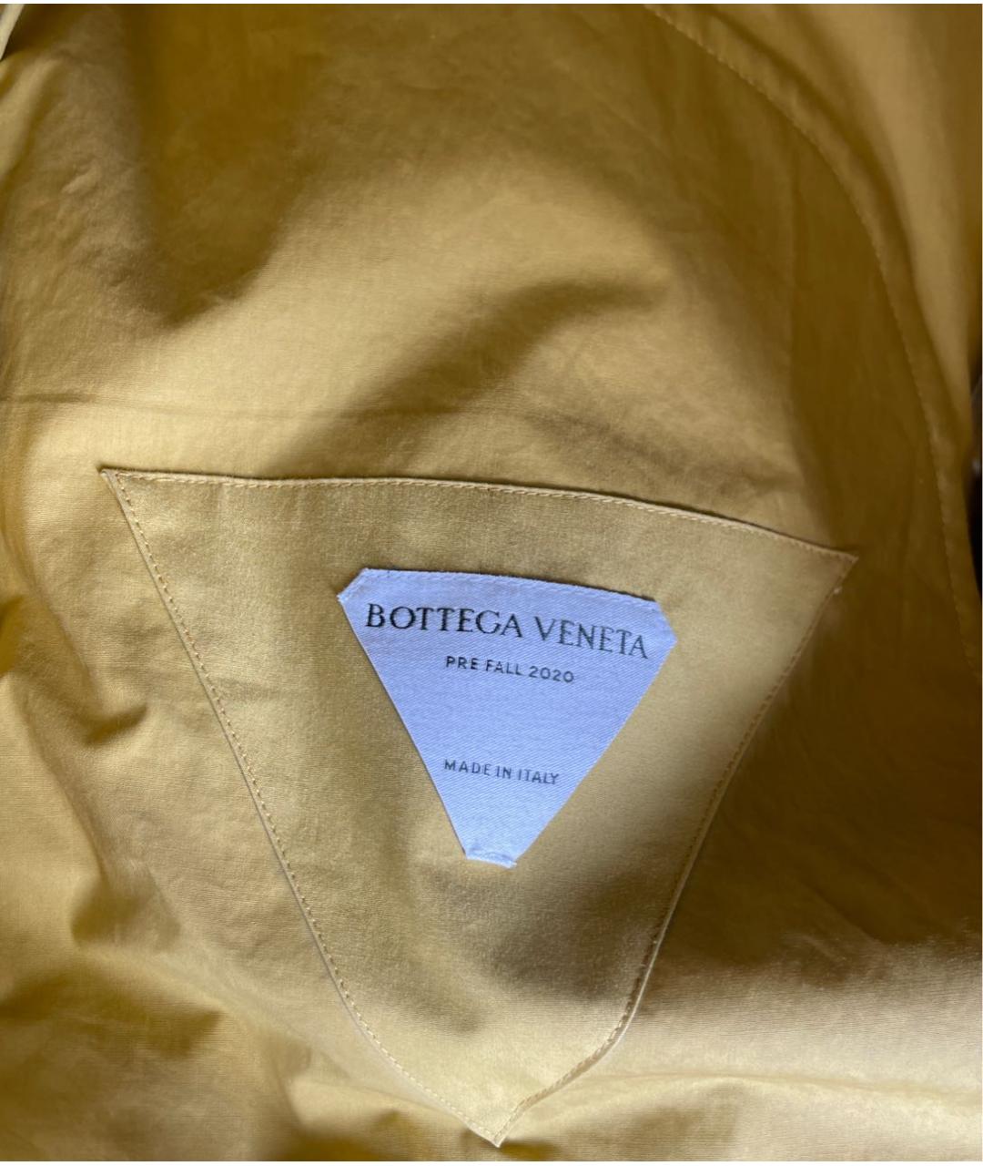 BOTTEGA VENETA Горчичный пуховик, фото 3