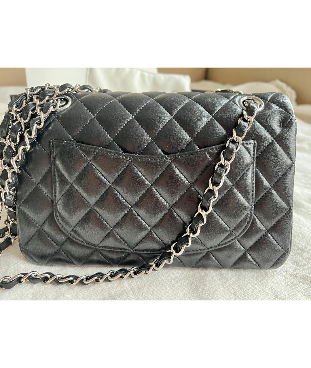 CHANEL PRE-OWNED Черная кожаная сумка тоут, фото 2