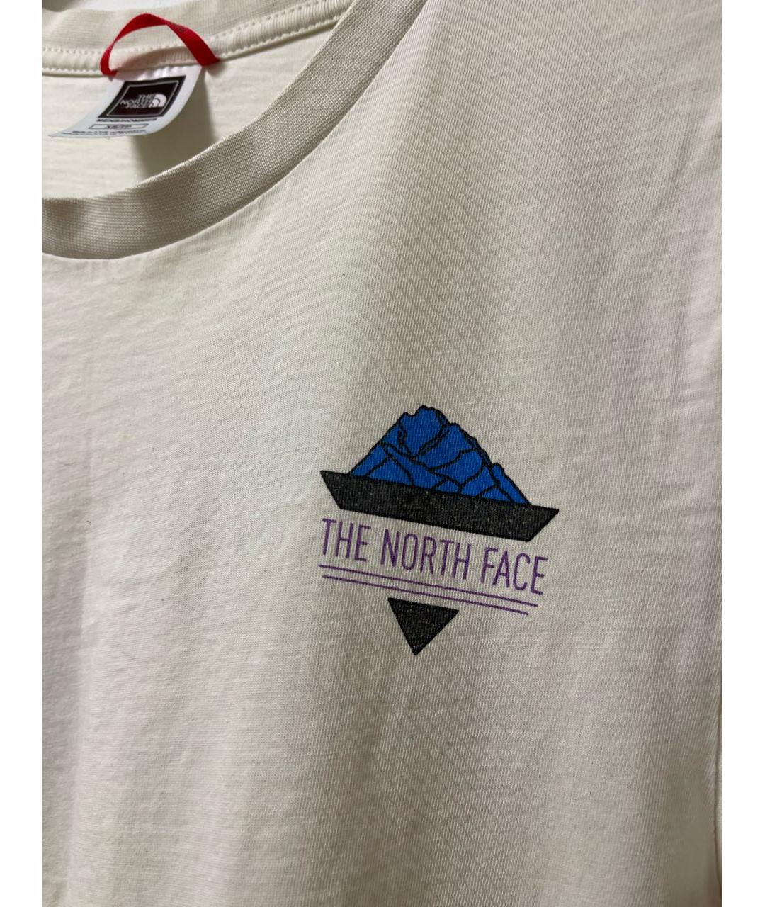 THE NORTH FACE Бежевая хлопковая футболка, фото 2