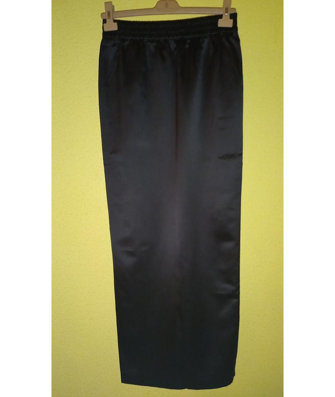 BRUNELLO CUCINELLI Черная шелковая юбка макси, фото 10