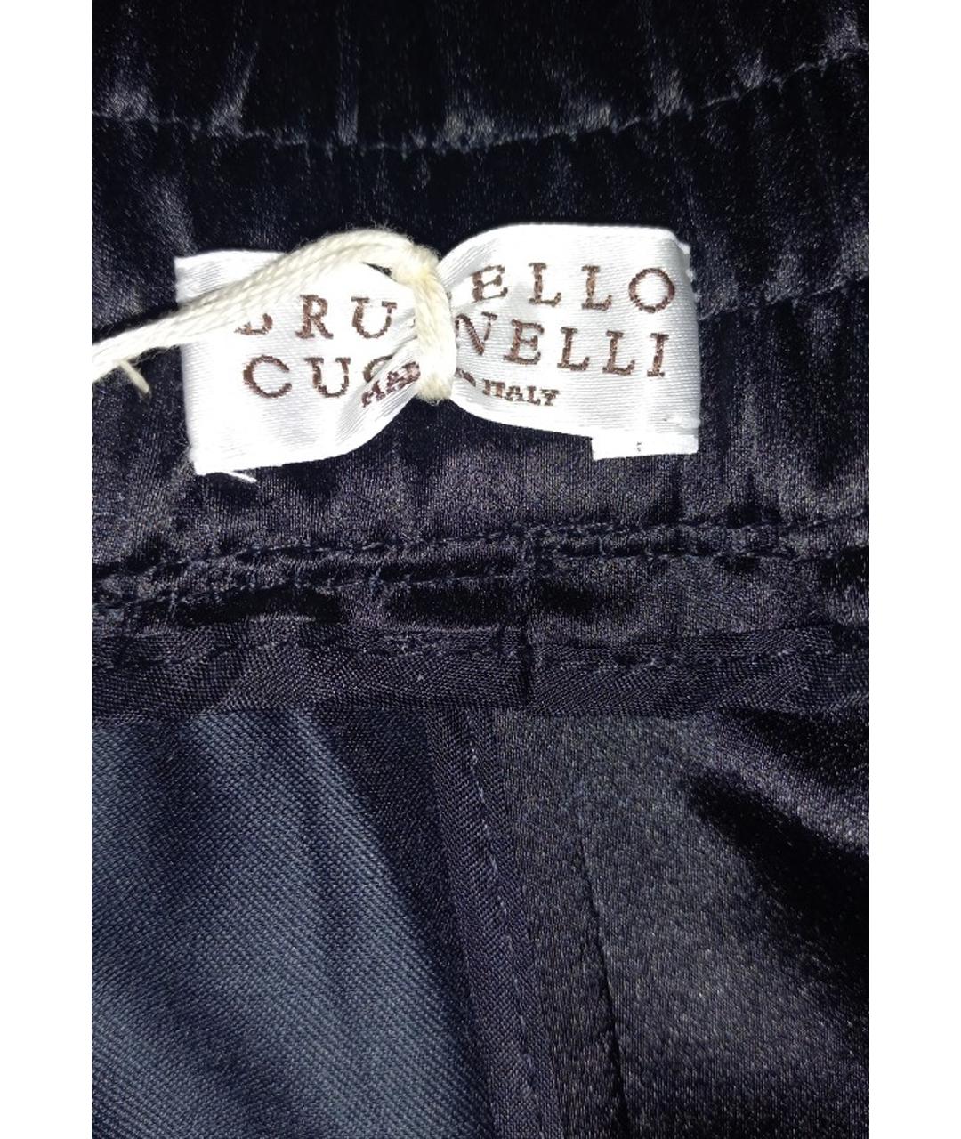 BRUNELLO CUCINELLI Черная шелковая юбка макси, фото 4