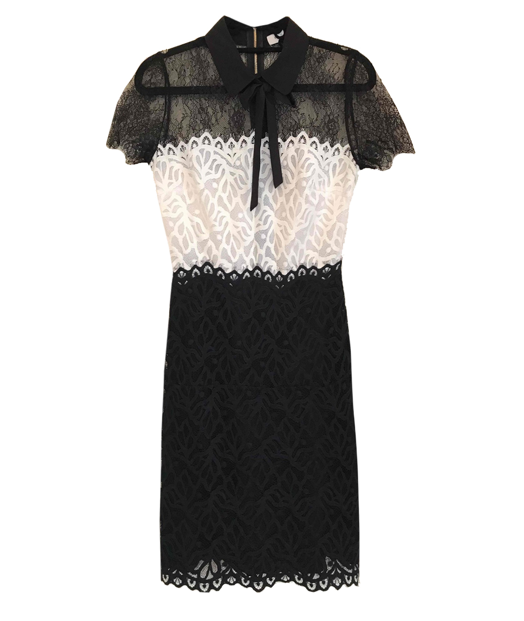 SANDRO Черное полиамидовое повседневное платье, фото 1