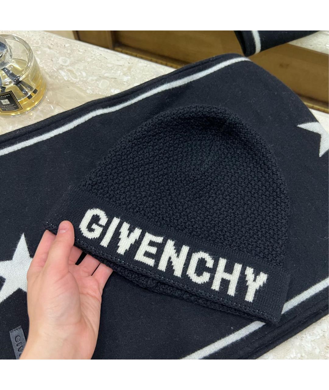 GIVENCHY Черная шерстяная шапка, фото 3