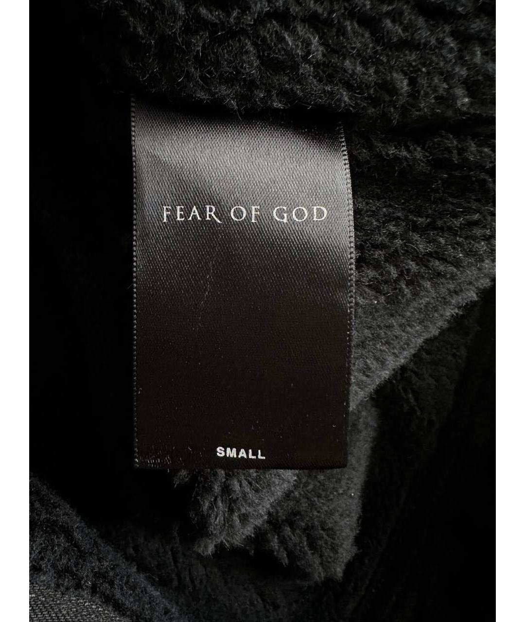 FEAR OF GOD Черная деним куртка, фото 7