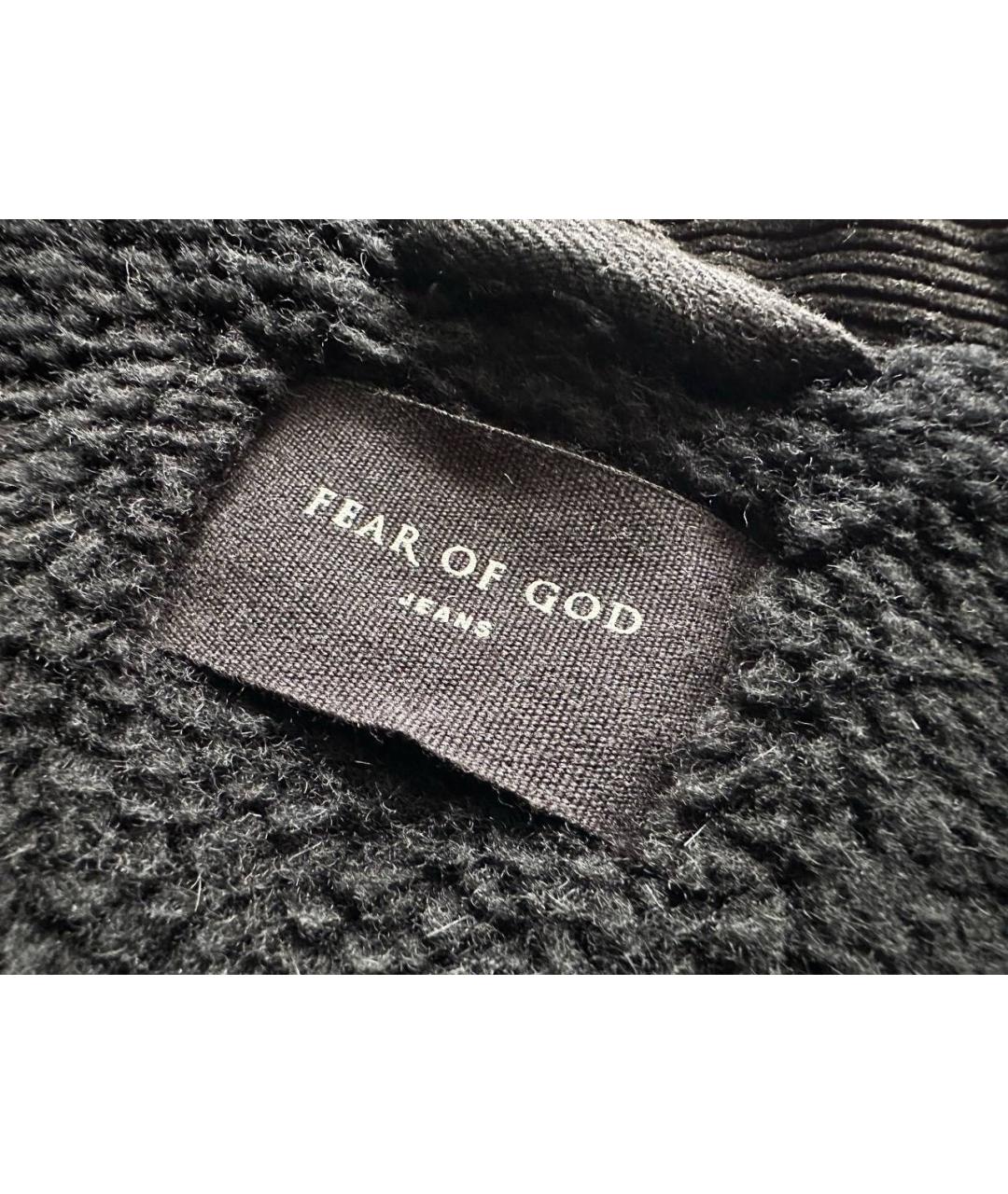 FEAR OF GOD Черная деним куртка, фото 5