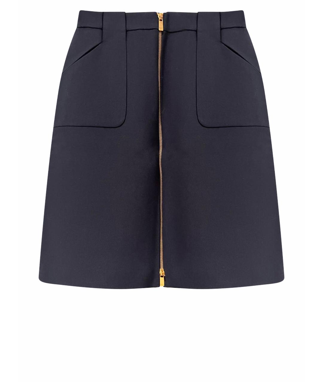 MICHAEL KORS COLLECTION Синяя шерстяная юбка миди для женщин – купить в ...