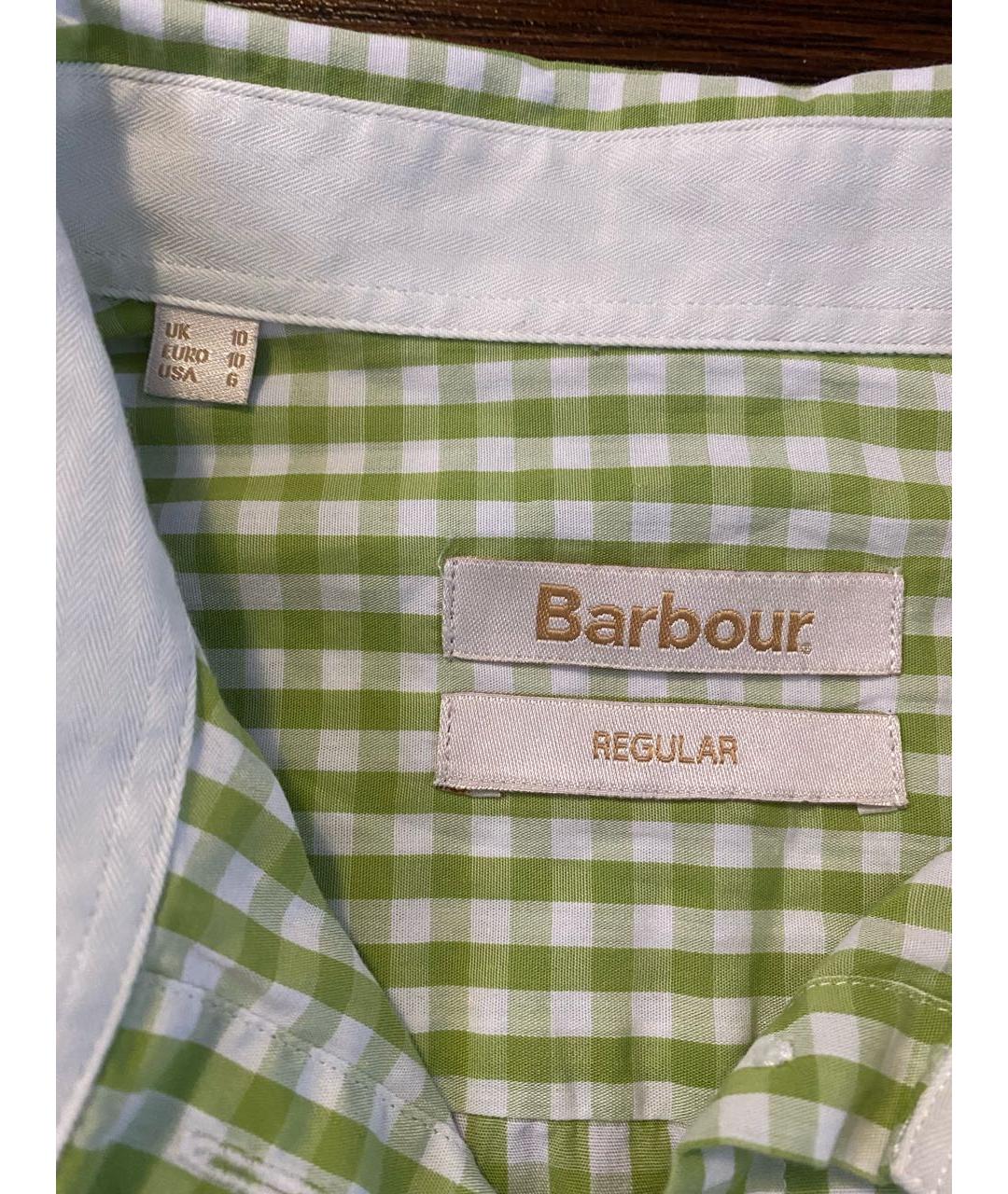 BARBOUR Зеленая хлопковая рубашка, фото 2