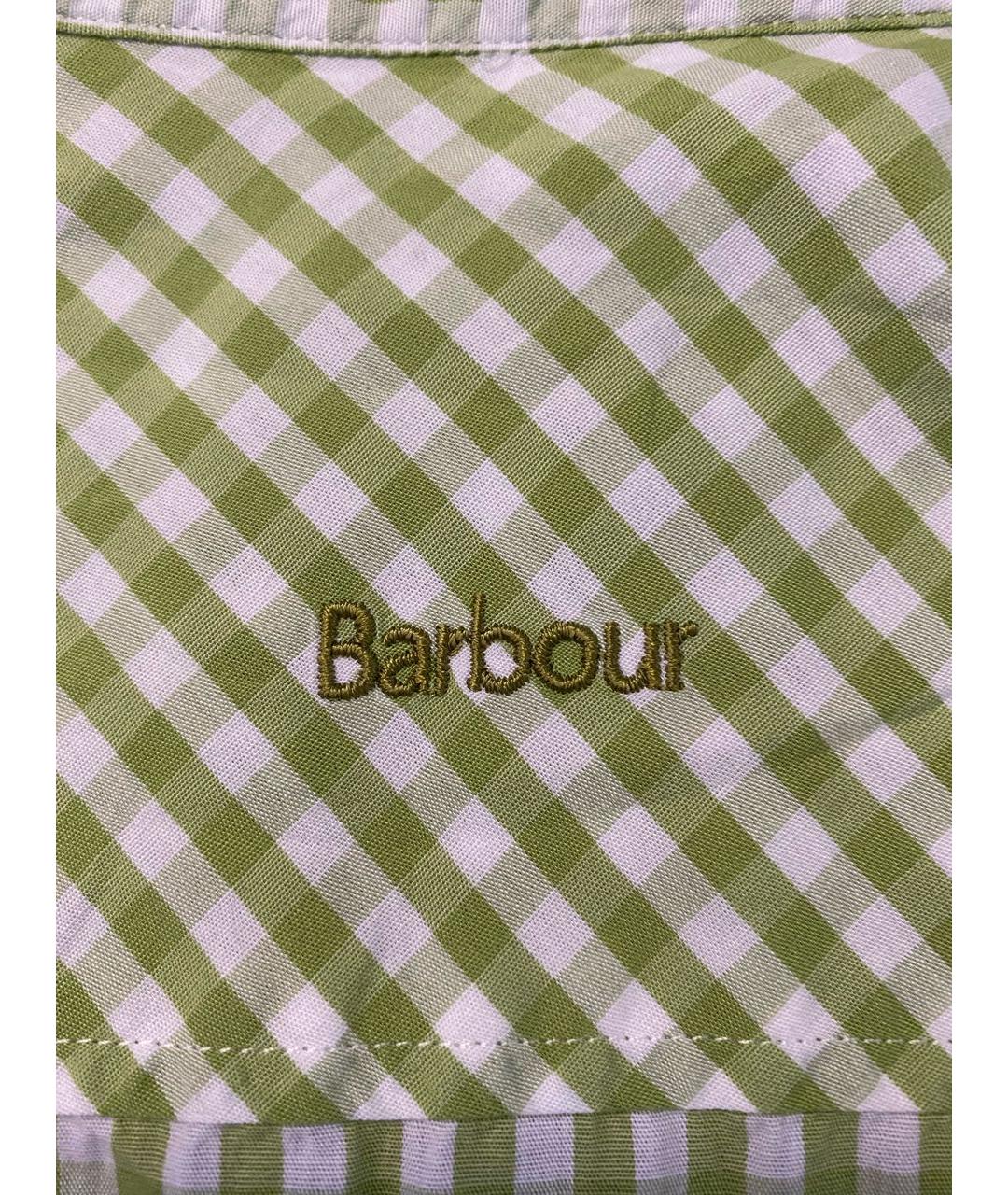 BARBOUR Зеленая хлопковая рубашка, фото 6