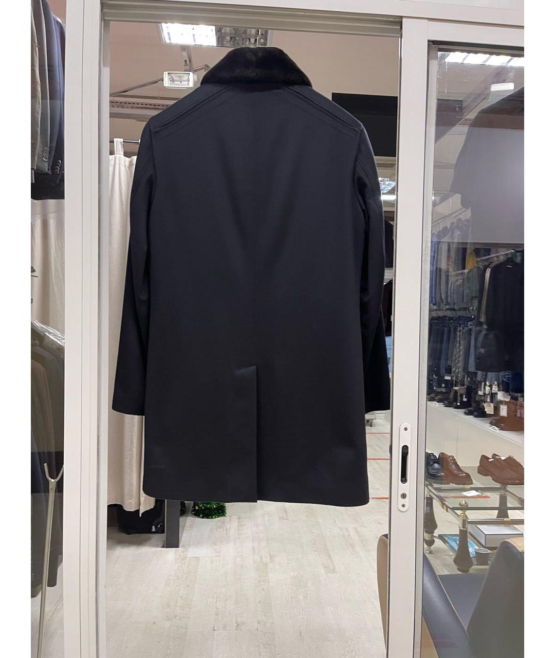 MASSIMO SFORZA Черное кашемировое пальто, фото 2