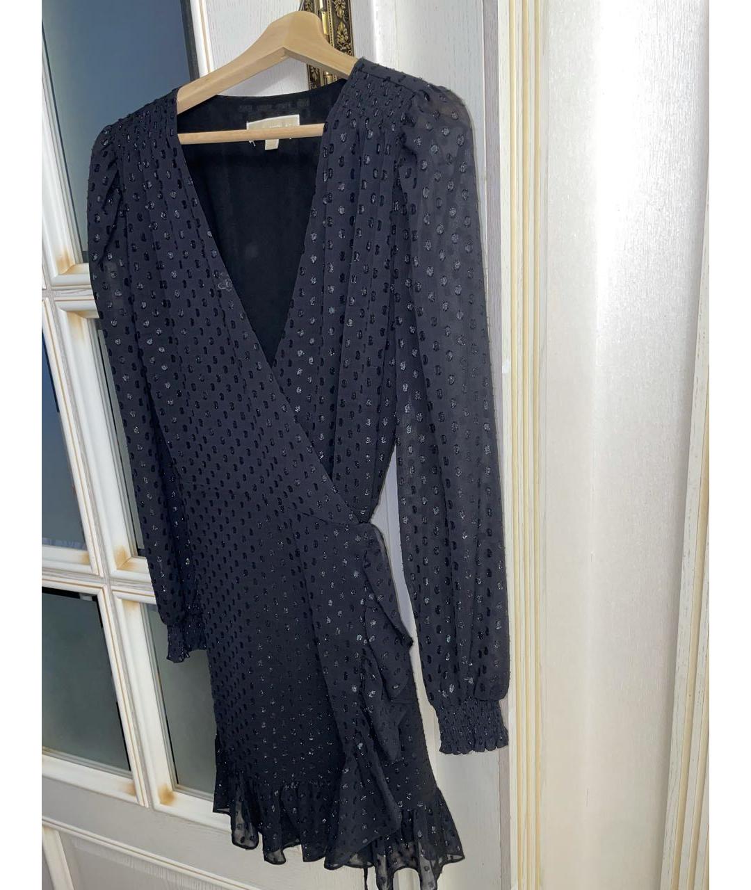 MICHAEL MICHAEL KORS Черное полиэстеровое коктейльное платье, фото 4