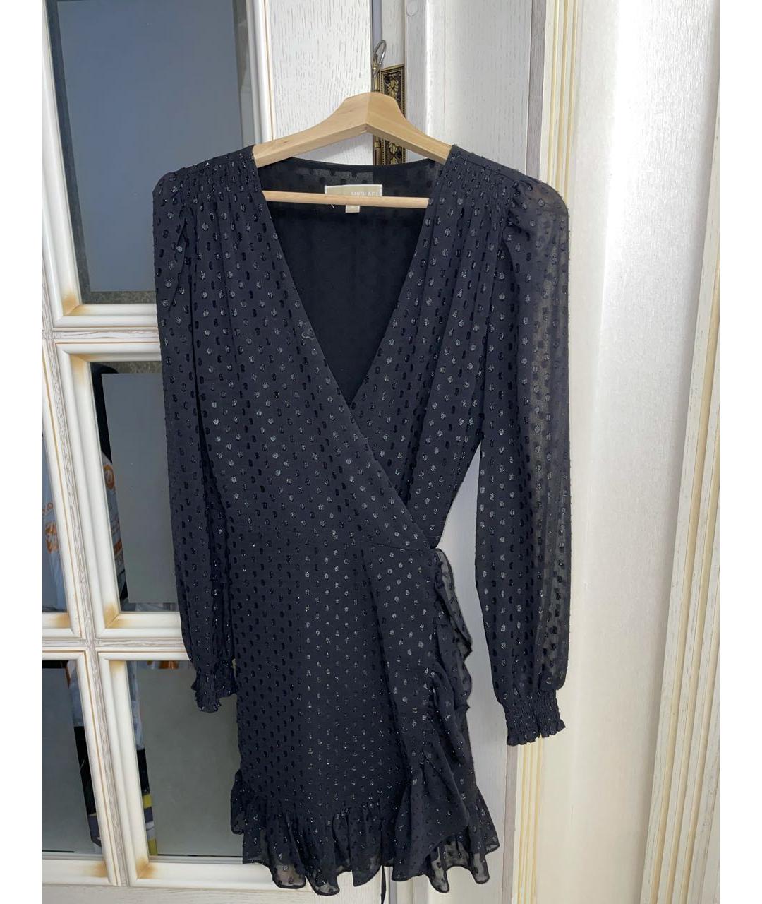 MICHAEL MICHAEL KORS Черное полиэстеровое коктейльное платье, фото 6