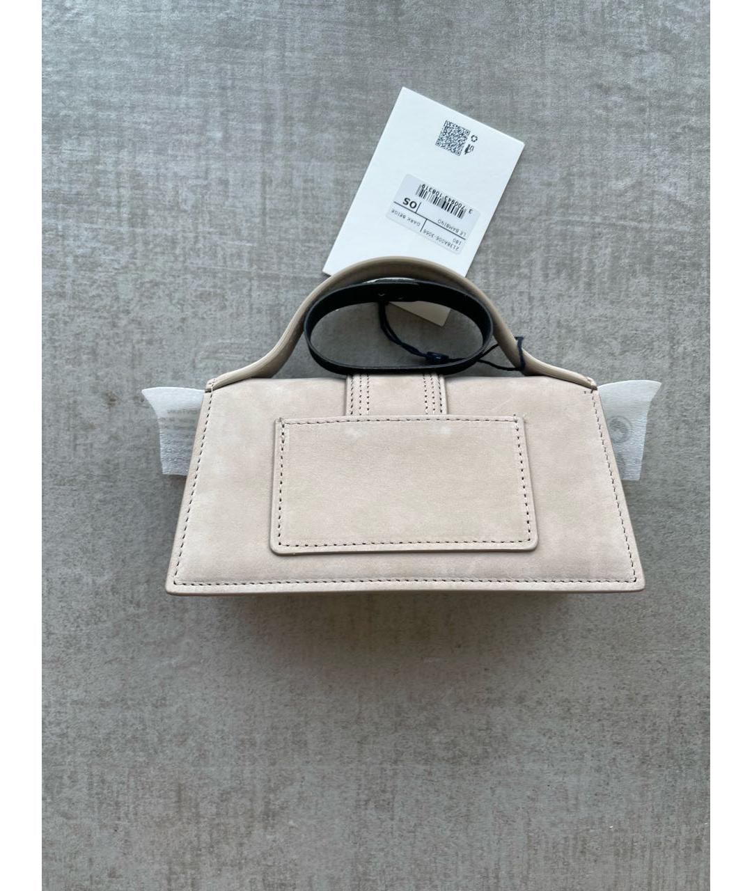 JACQUEMUS Бежевая сумка через плечо, фото 3