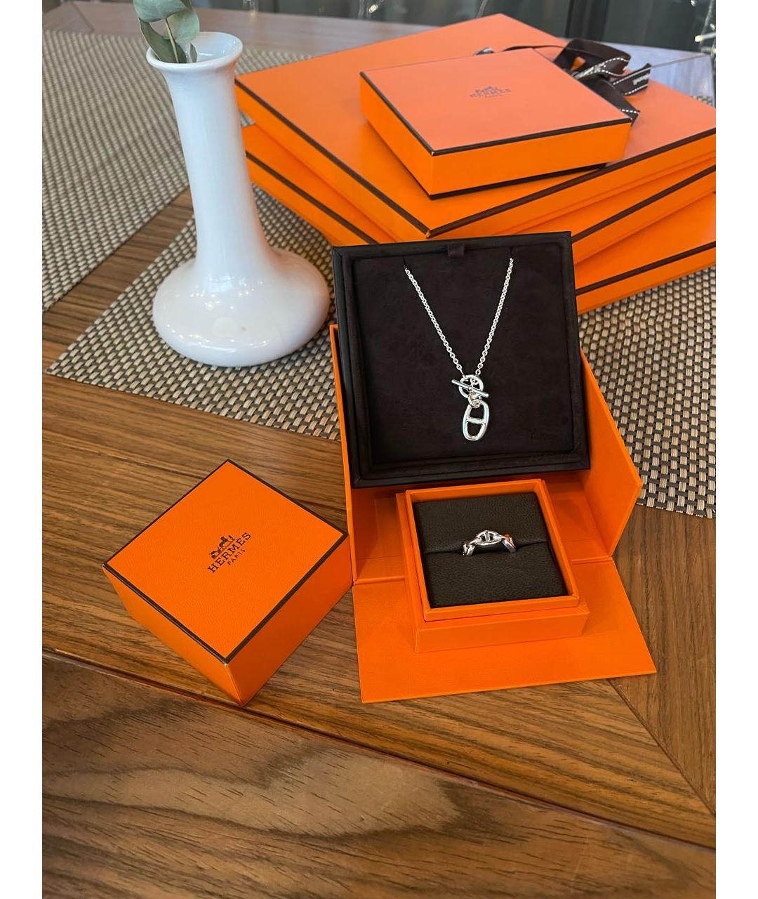 HERMES Серебряная серебряная подвеска, фото 2