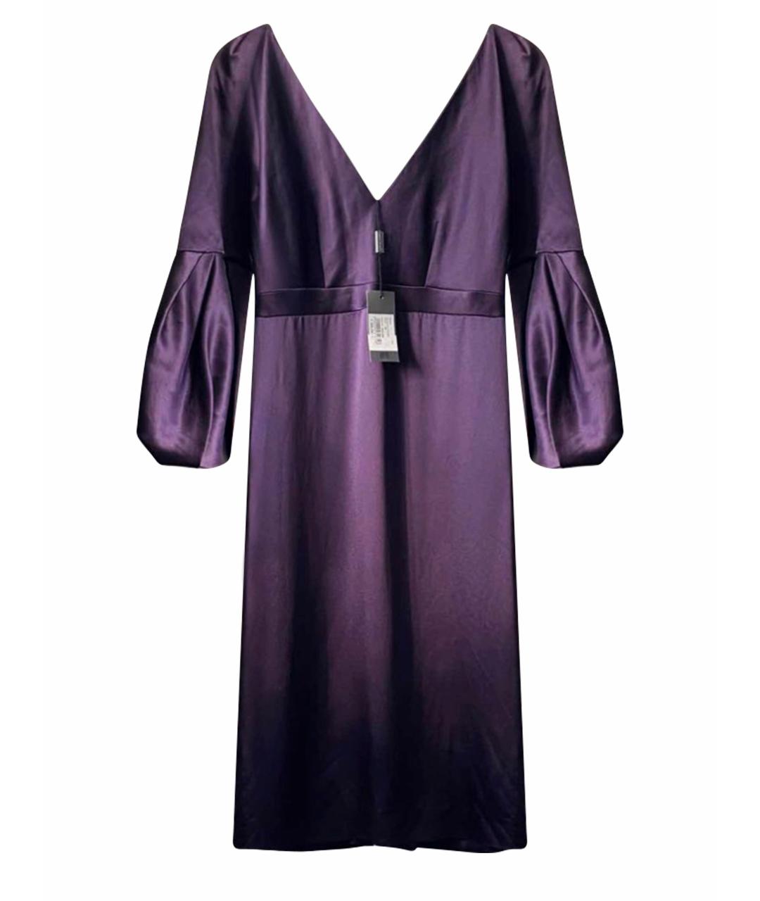 ALBERTA FERRETTI Фиолетовое вечернее платье, фото 1