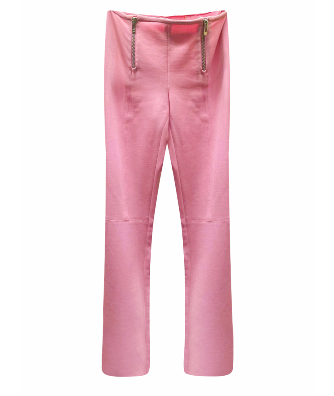 VERSACE Розовые полиэстеровые брюки широкие, фото 1