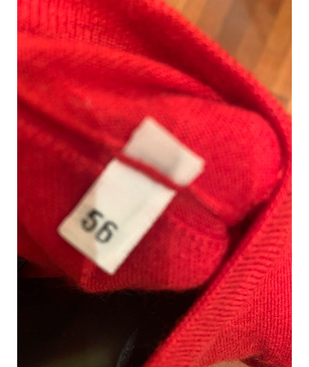 FERU Красный кашемировый джемпер / свитер, фото 4
