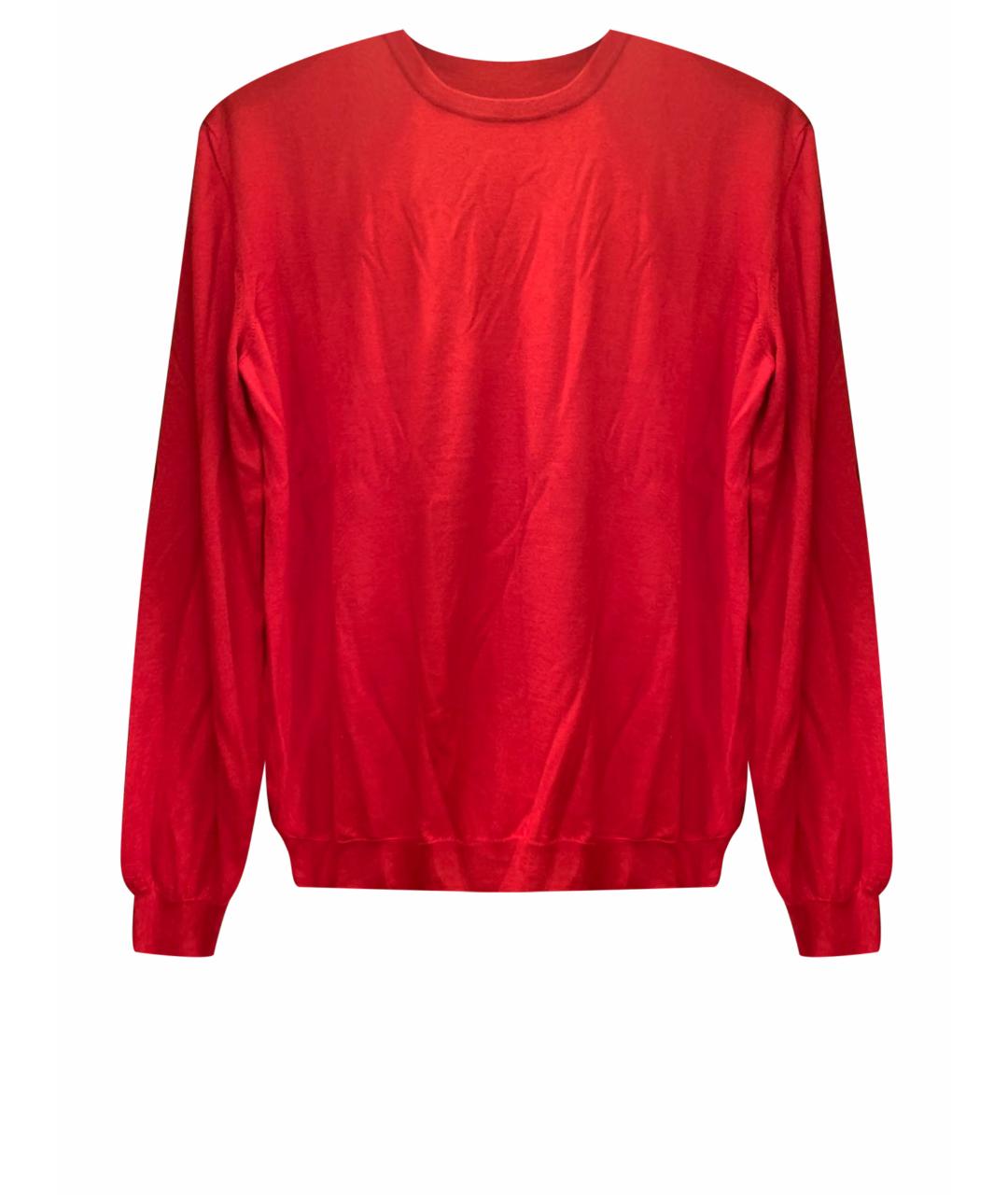 FERU Красный кашемировый джемпер / свитер, фото 1