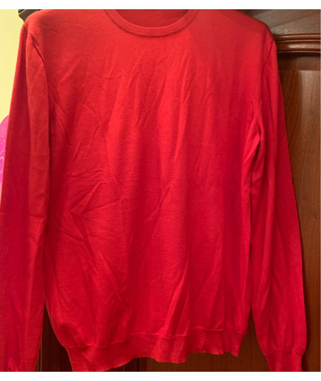 FERU Красный кашемировый джемпер / свитер, фото 6