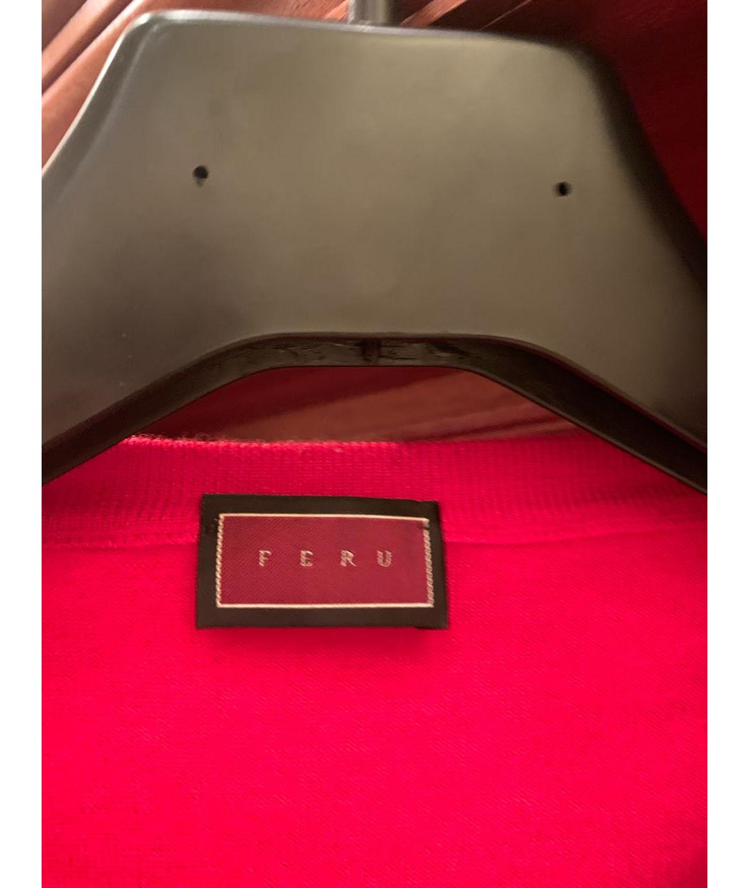 FERU Красный кашемировый джемпер / свитер, фото 3