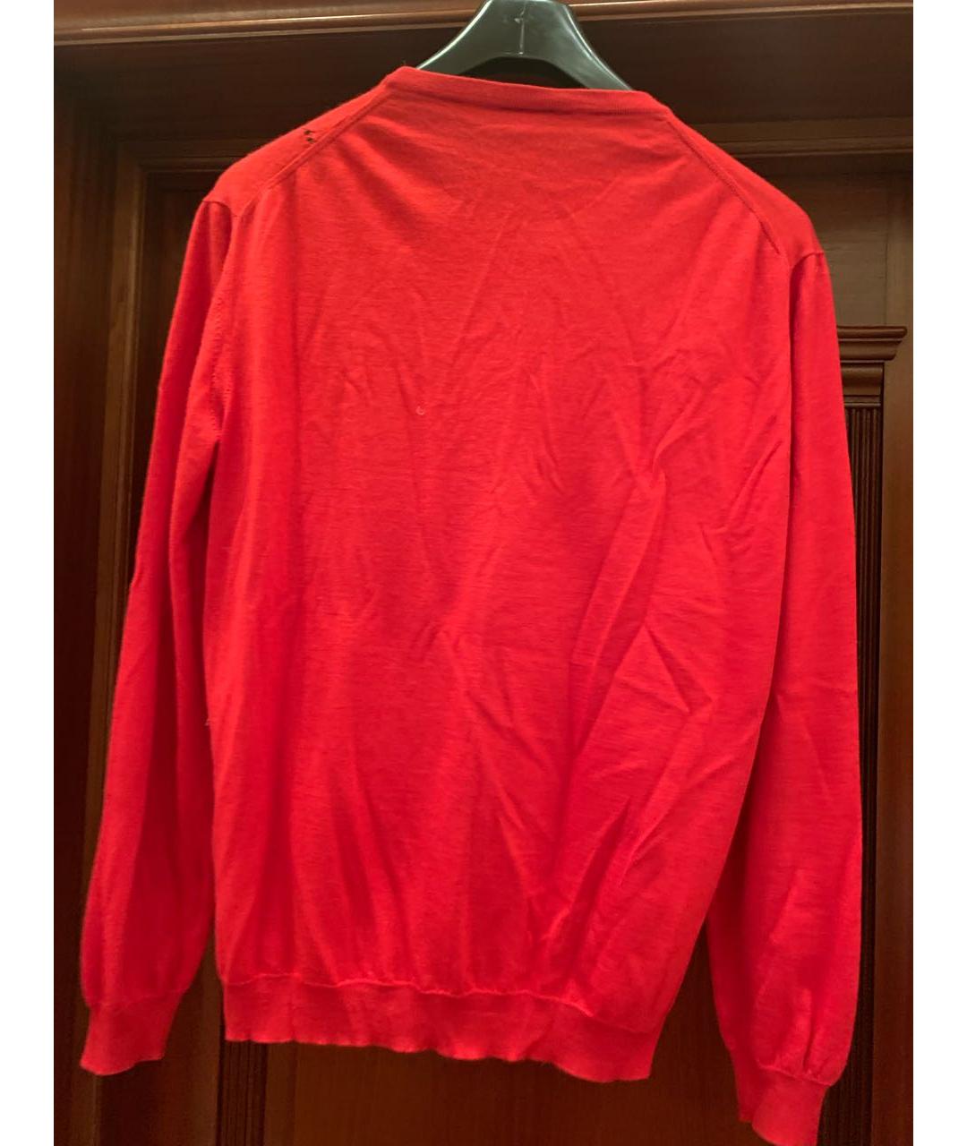 FERU Красный кашемировый джемпер / свитер, фото 2