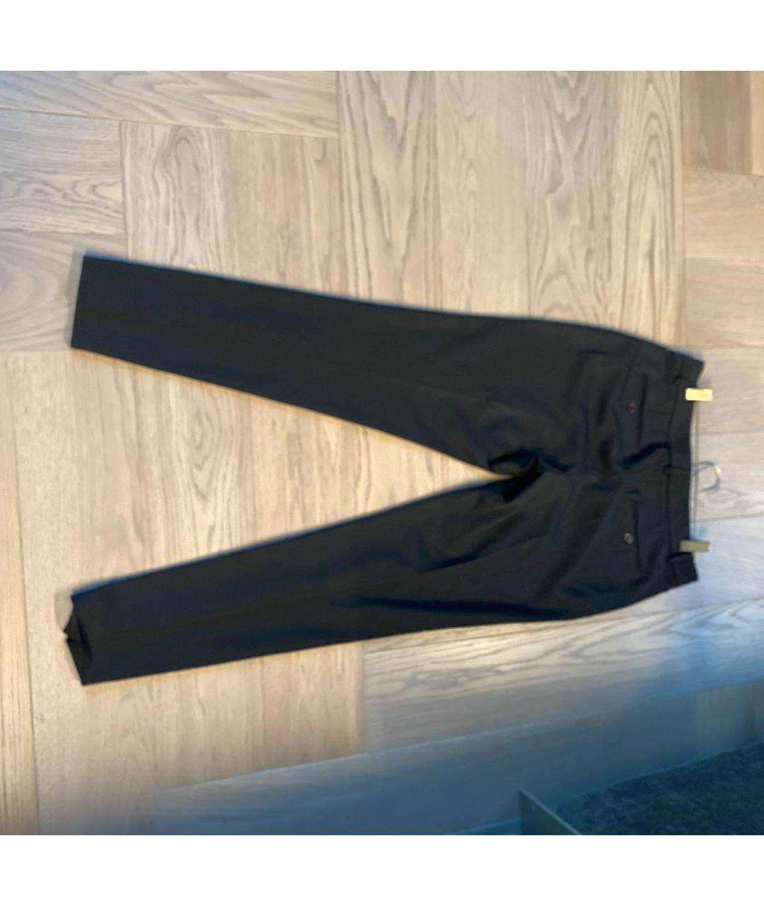LA PERLA Черные полиамидовые прямые брюки, фото 2