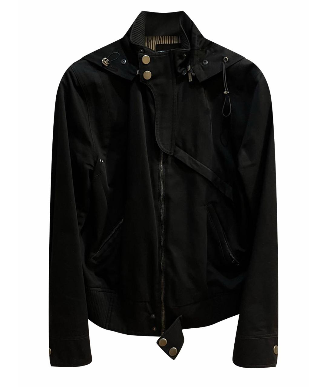 EMPORIO ARMANI Черная замшевая куртка, фото 1