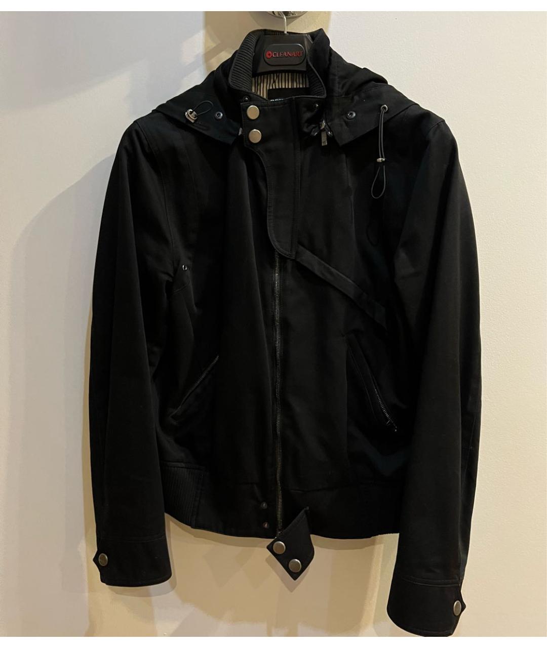 EMPORIO ARMANI Черная замшевая куртка, фото 5