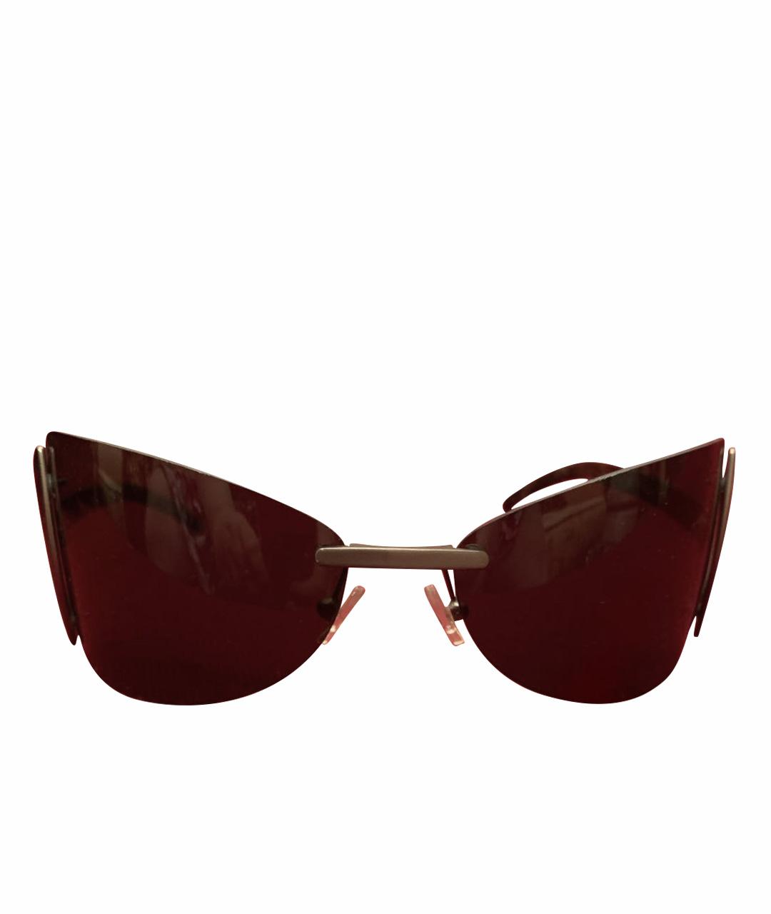 GIANFRANCO FERRE VINTAGE Коричневые металлические солнцезащитные очки, фото 1