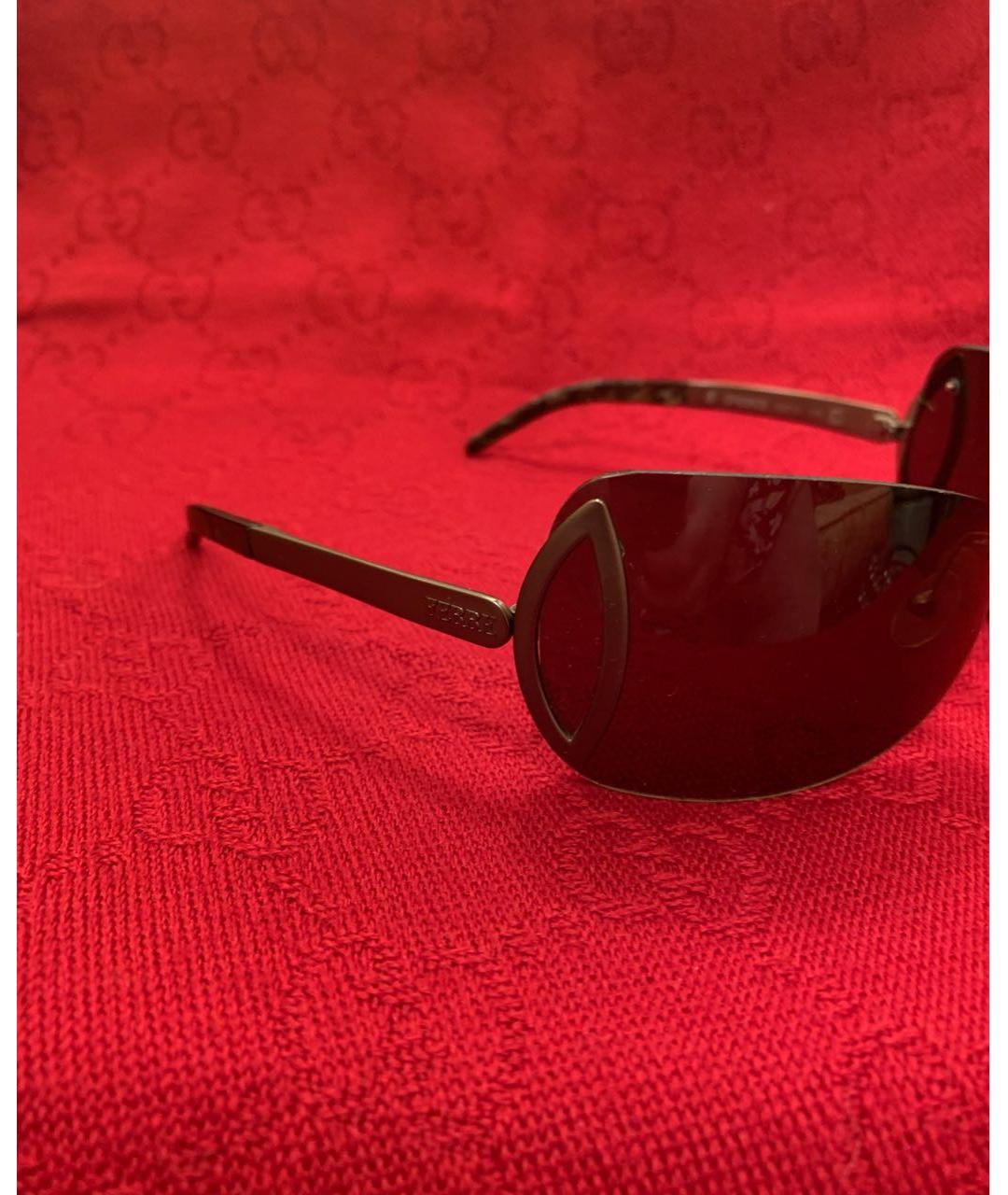 GIANFRANCO FERRE VINTAGE Коричневые металлические солнцезащитные очки, фото 2
