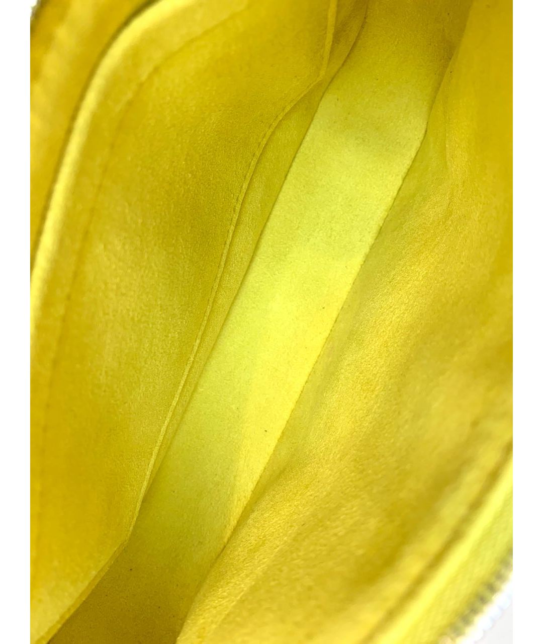 LOUIS VUITTON PRE-OWNED Желтая кожаная сумка тоут, фото 7