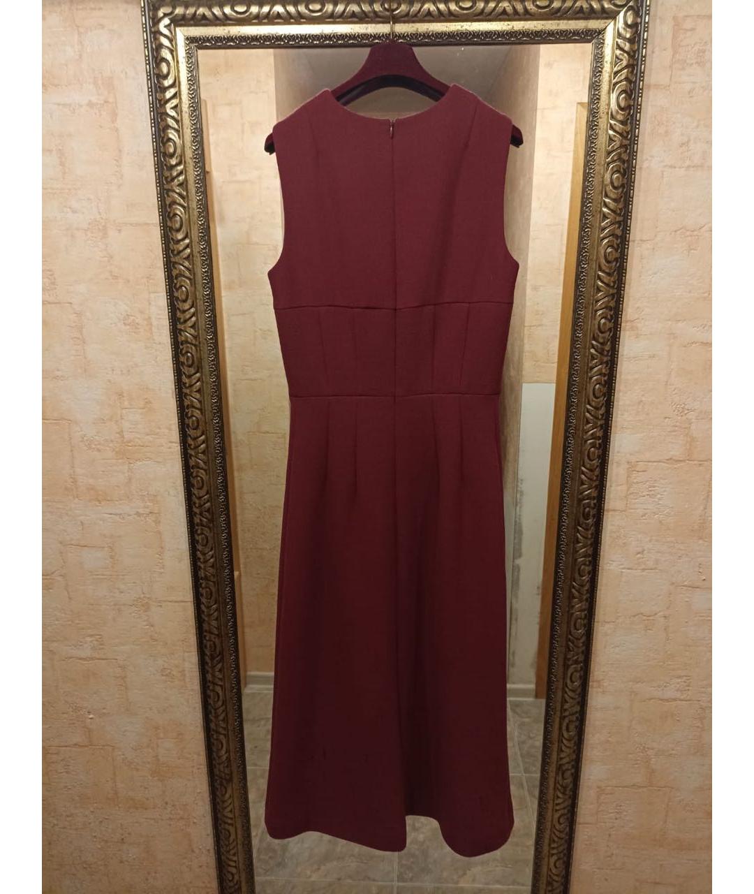 A LA RUSSE Бордовое шерстяное платье, фото 2