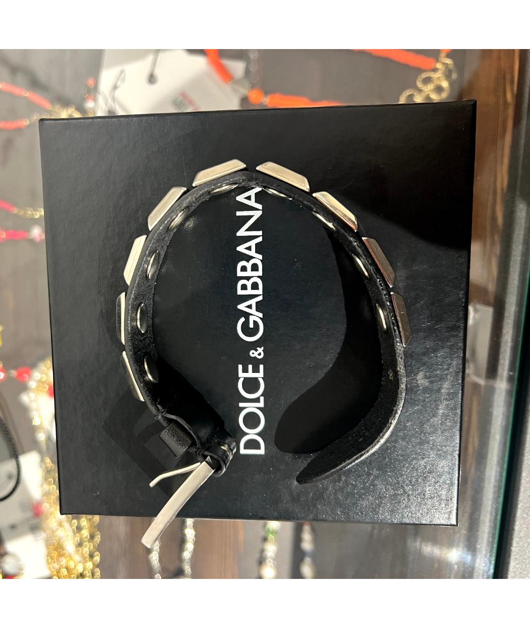 DOLCE&GABBANA Черный керамический браслет, фото 8