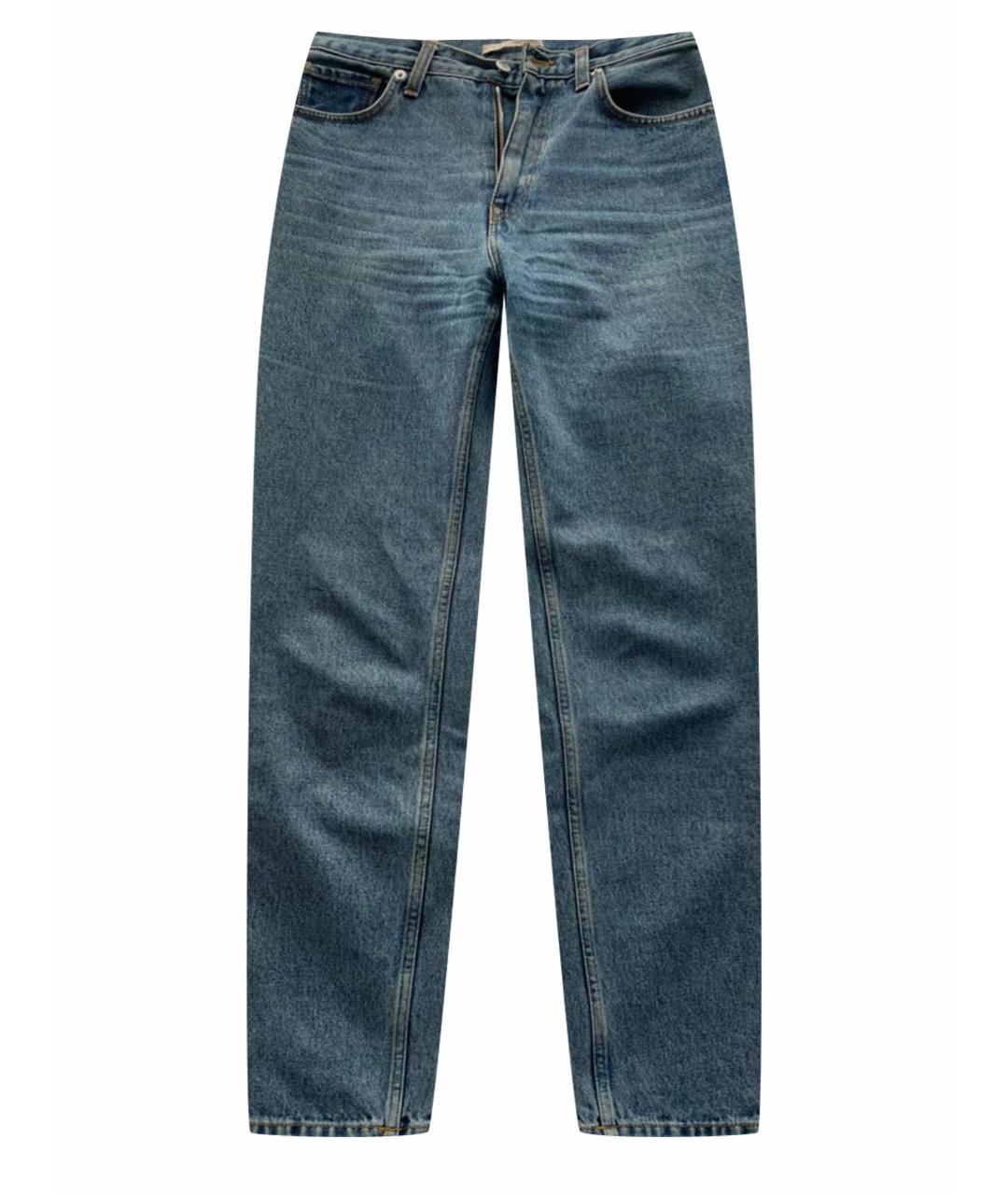 CHRISTOPHER KANE Синие хлопковые джинсы слим, фото 1