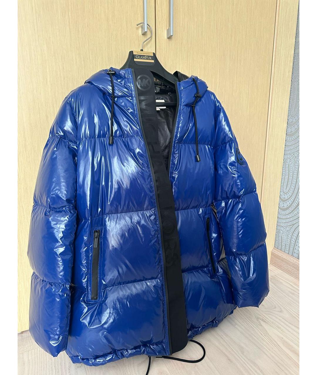 MICHAEL KORS Синяя полиэстеровая куртка, фото 2