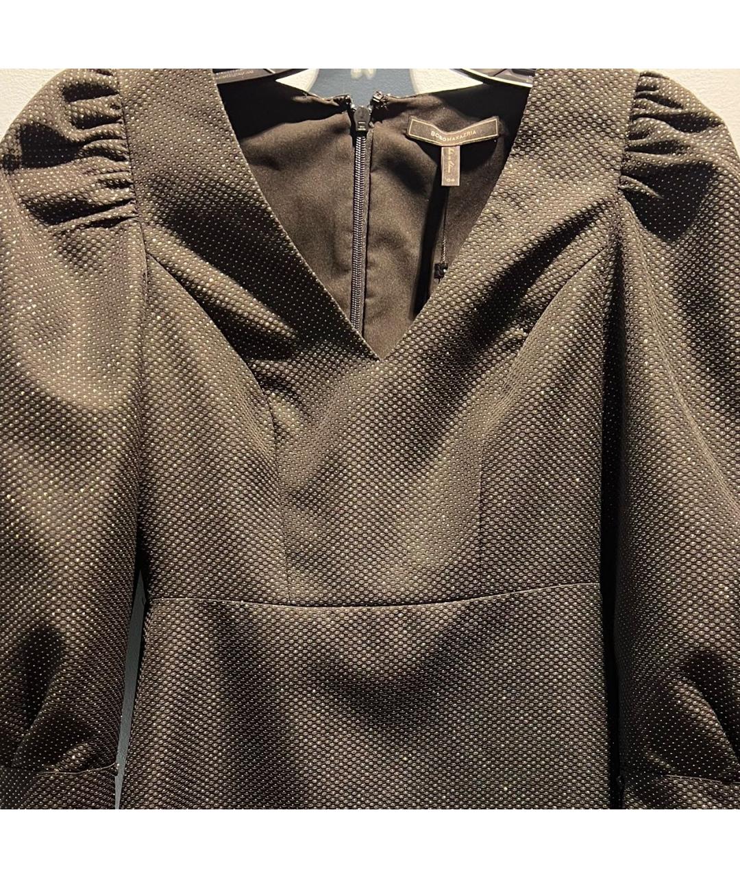 BCBG MAXAZRIA Черное полиэстеровое вечернее платье, фото 4