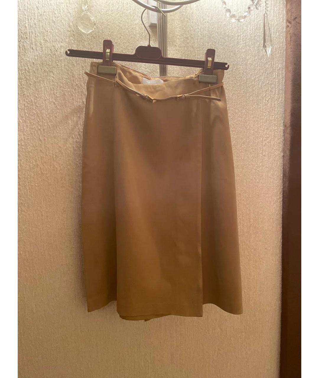 PRADA Бежевый ацетатный костюм с юбками, фото 2