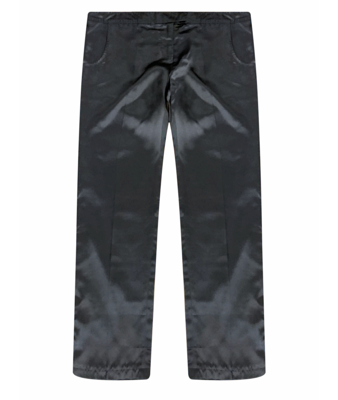 STELLA MCCARTNEY Черные шелковые прямые брюки, фото 1
