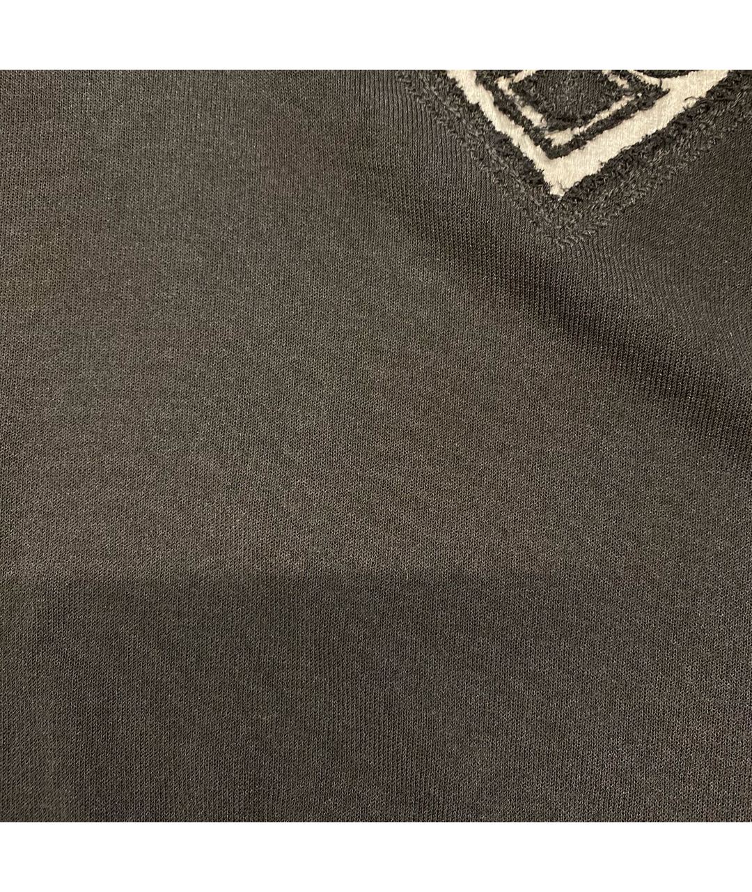 ERMANNO SCERVINO Черный вискозный джемпер / свитер, фото 4